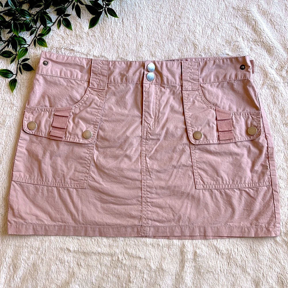 BILLABONG 100% Cotton Cargo Mini Skirt